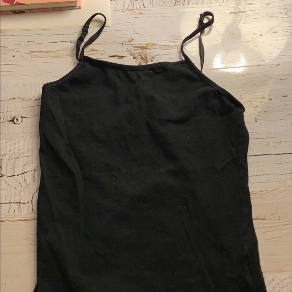 black tank top